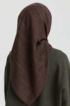 Efsun Jakar Eşarp - Kahve TUGBA