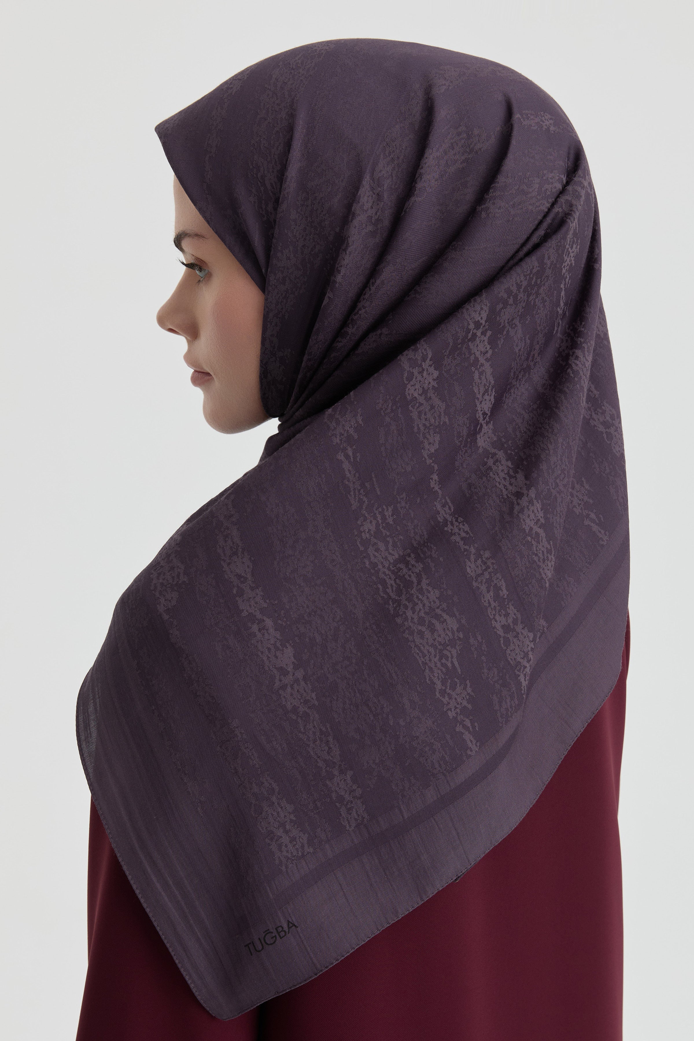 Efsun Jakar Eşarp - Mor TUGBA
