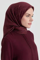 Efsun Jakar Eşarp - Bordo TUGBA