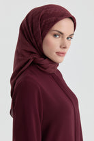 Efsun Jakar Eşarp - Bordo TUGBA