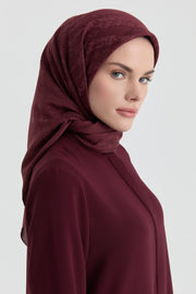 Efsun Jakar Eşarp - Bordo TUGBA