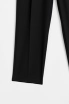 Havuç Paça Basic Pantolon - Siyah TUĞBA