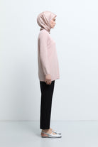 Havuç Paça Basic Pantolon - Siyah TUĞBA