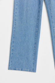 Spor Dikişli Denim Pantolon - Mavi TUĞBA