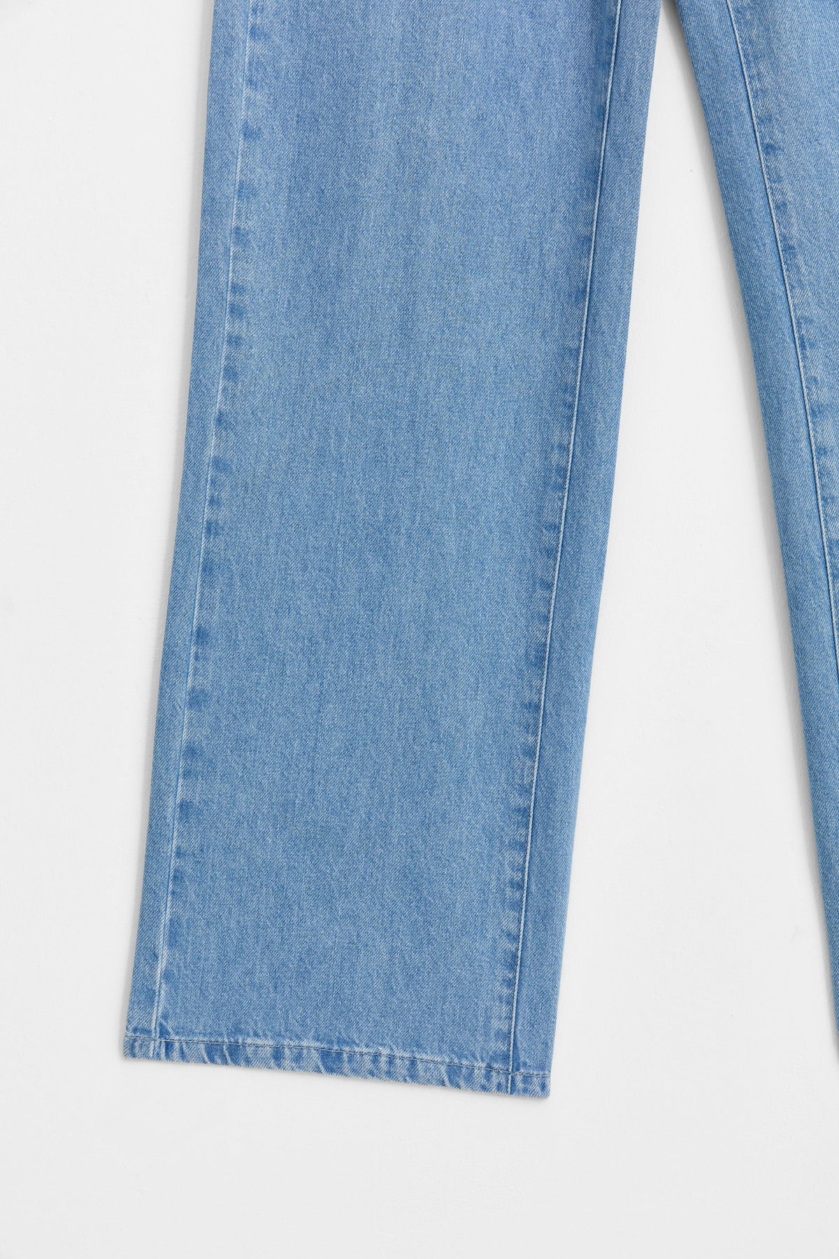 Spor Dikişli Denim Pantolon - Mavi TUĞBA
