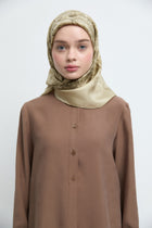 Belva Twill İpek Eşarp - Açık Yeşil TUĞBA