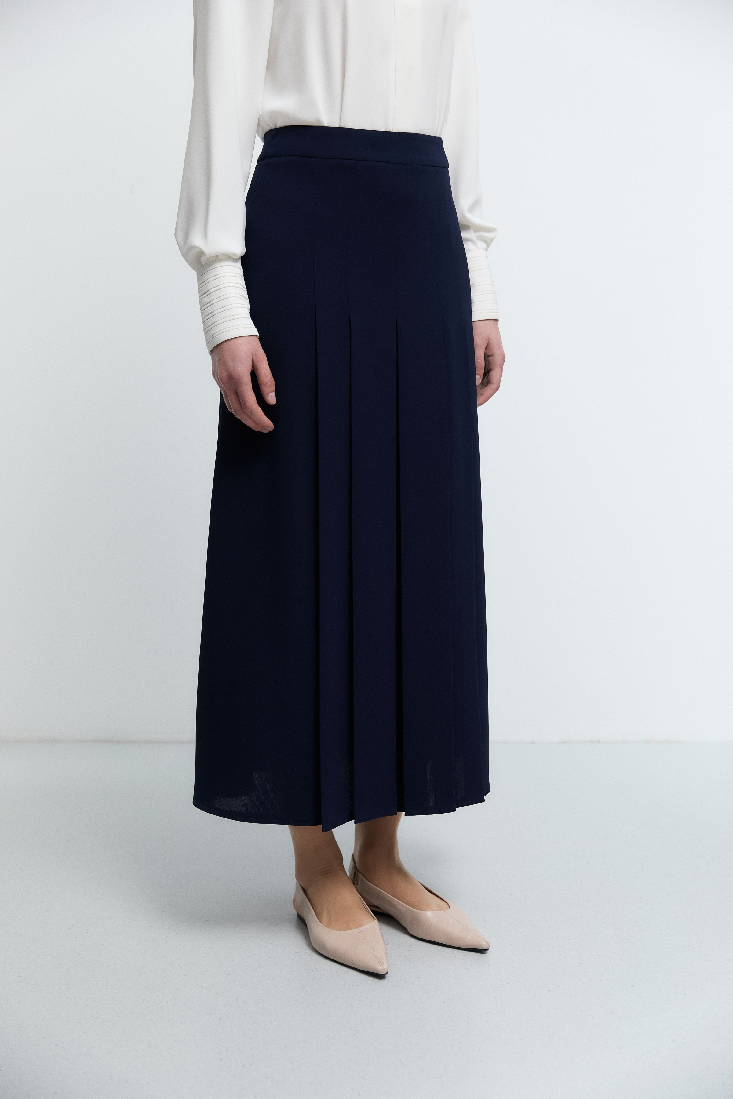 Half-Pleated Skirt – TUĞBA