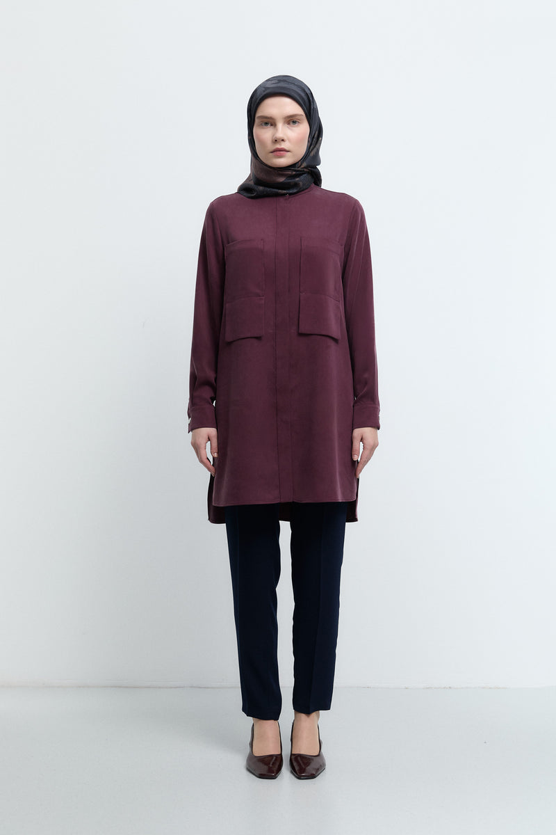 Beli Lastikli Basic Pantolon - Lacivert TUĞBA
