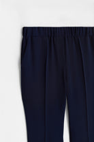 Beli Lastikli Basic Pantolon - Lacivert TUĞBA