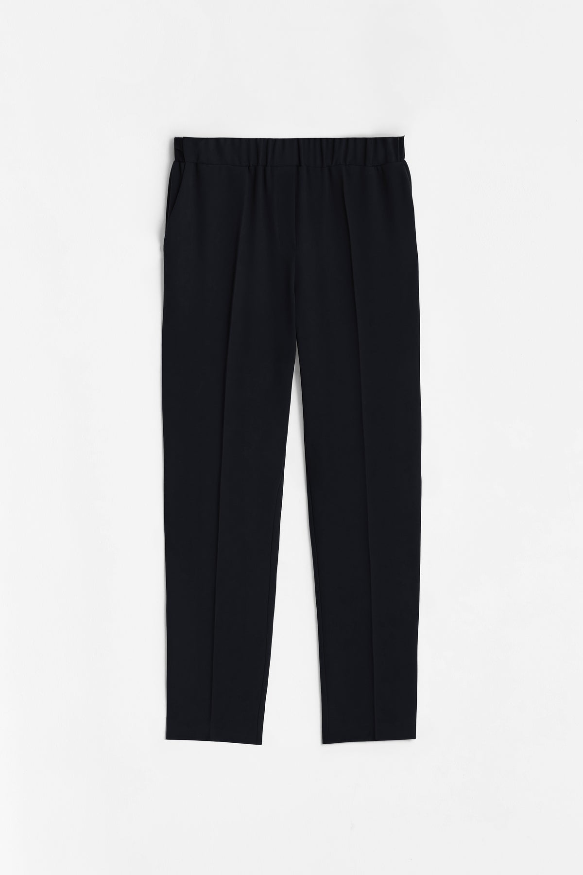 Beli Lastikli Basic Pantolon - Siyah TUĞBA