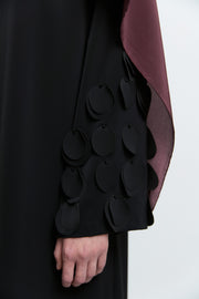 Kolları Hareketli Abayalı Takım - Siyah TUĞBA