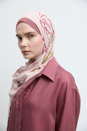 Lalin Natural Şal - Pembe TUĞBA