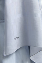 Monogram Lyocell Karışım Jakarlı Natural Şal - Gümüş TUĞBA