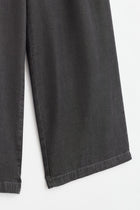 100% Lyocell Pleated Trousers - Grey