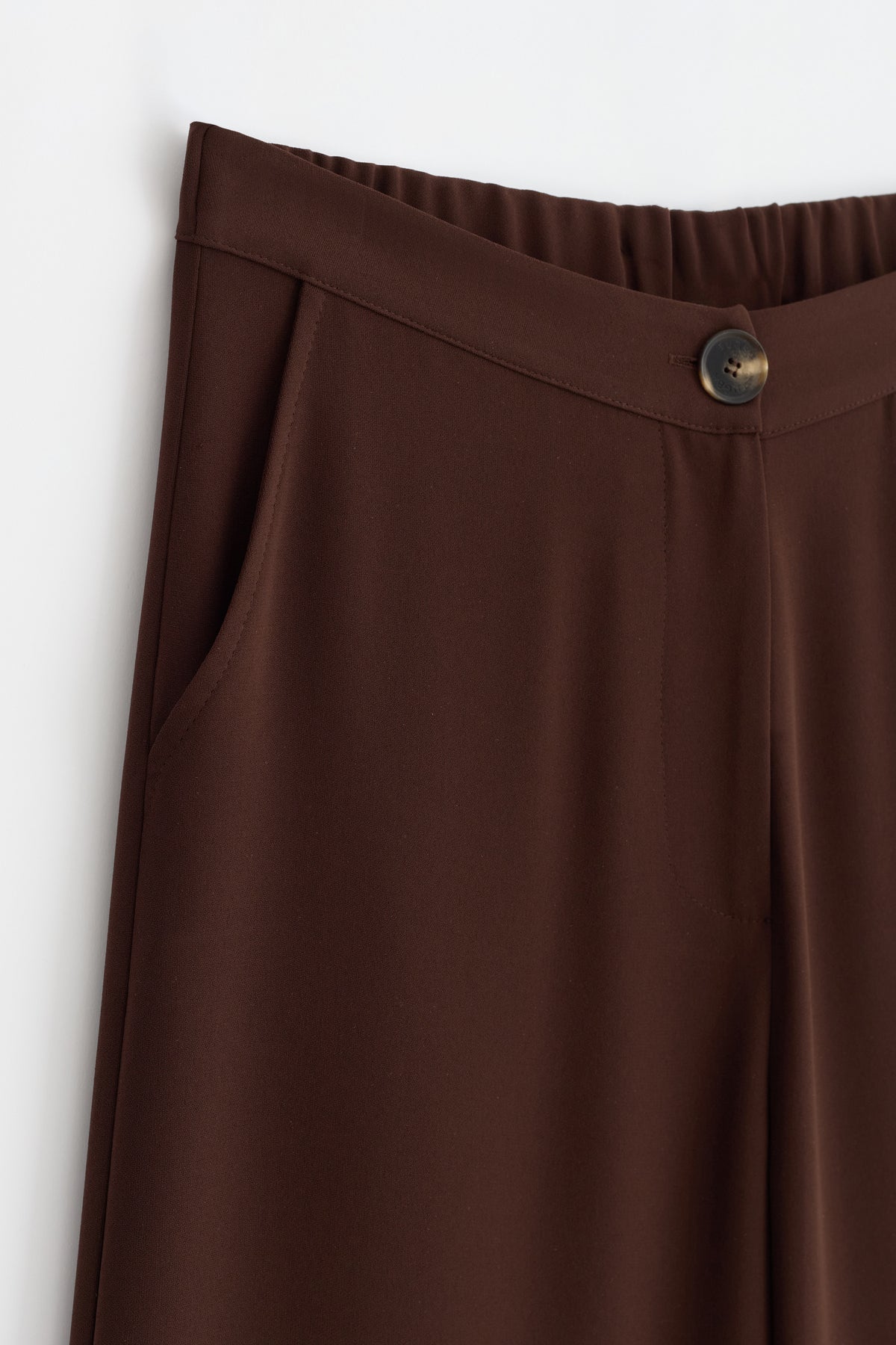 Cep Detaylı Pantolon - Acı Kahve