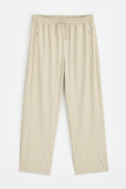 Elastic Waist Trousers - Beige