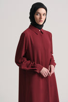 Woven Tunic with Side Slits - Tile