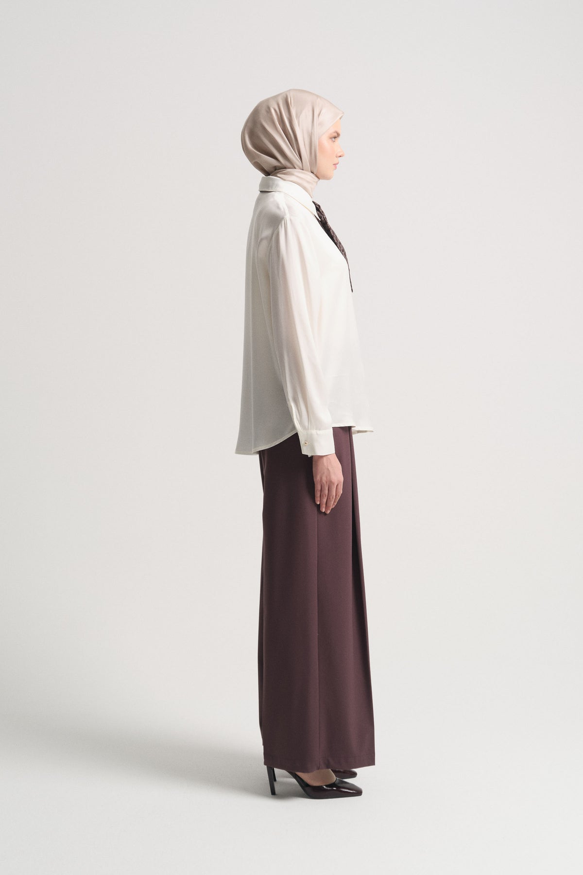 Rahat Kalıp Pantolon - Mürdüm
