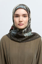 Ferahnüma %100 Pamuk Natural Eşarp - Acı Kahve TUĞBA