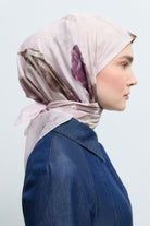 Ferahnüma %100 Pamuk Natural Eşarp - Pembe TUĞBA