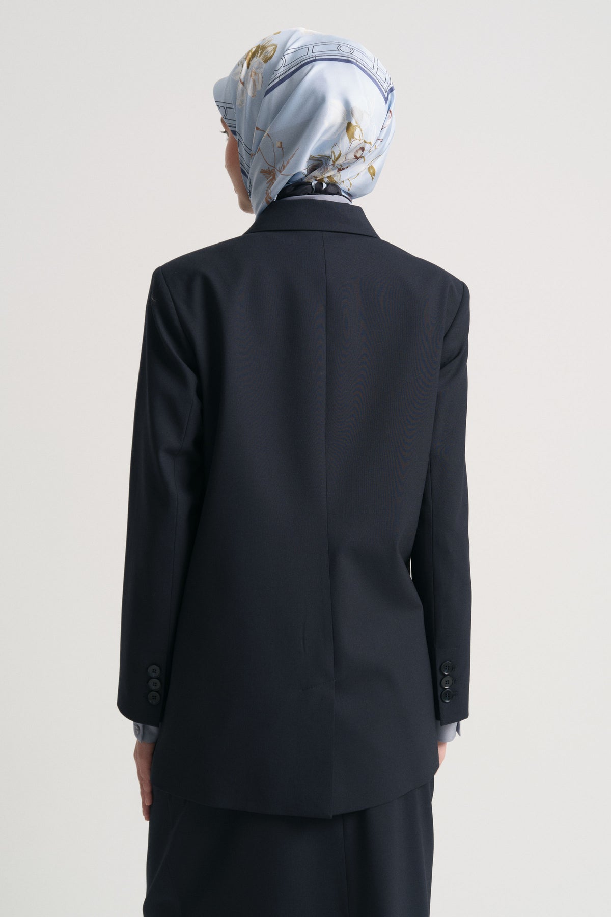 Double-Breasted Jacket - Navy Blue