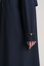 Cotton Blend Windbreaker Ready-to-Wear - Navy Blue