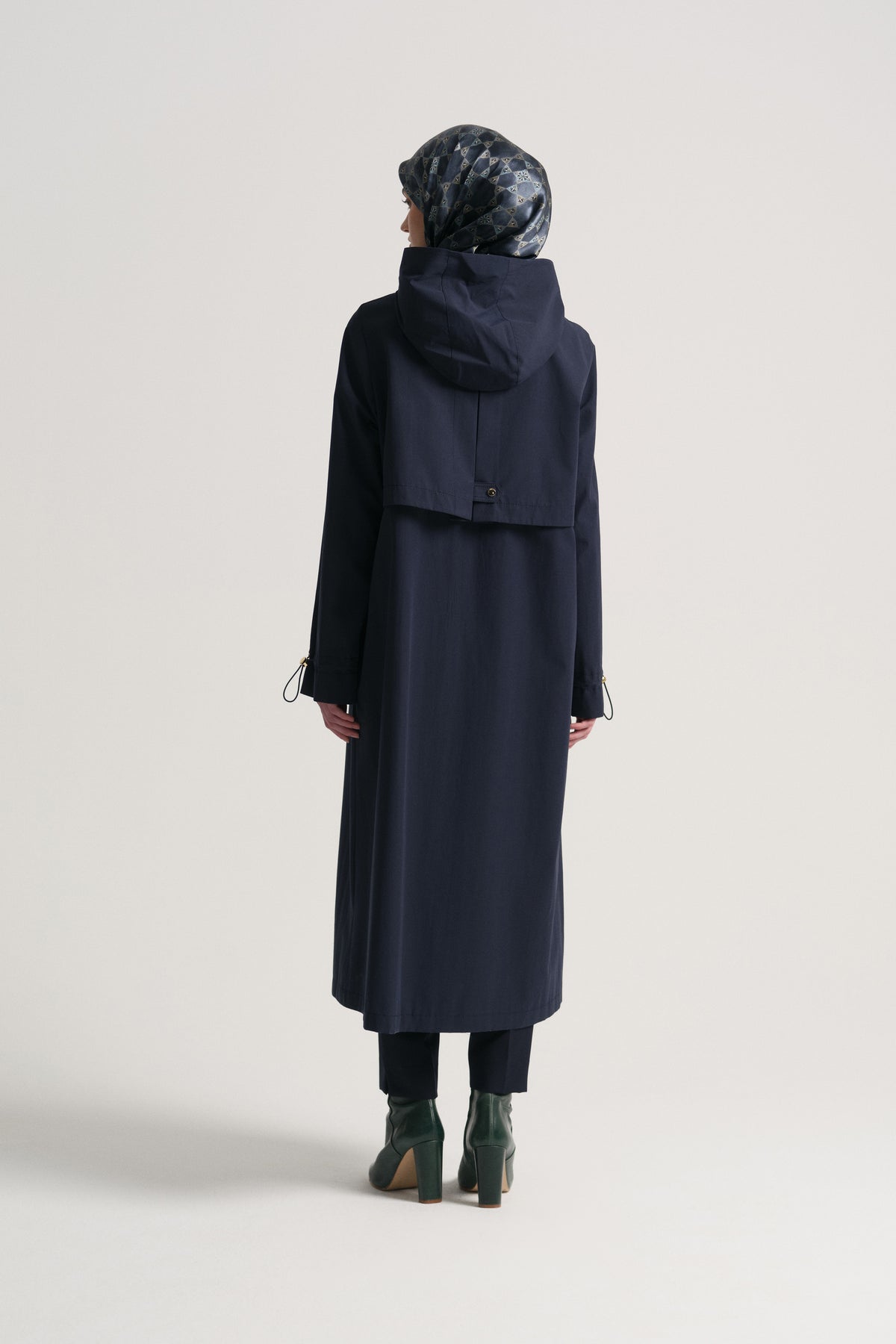 Cotton Blend Windbreaker Ready-to-Wear - Navy Blue