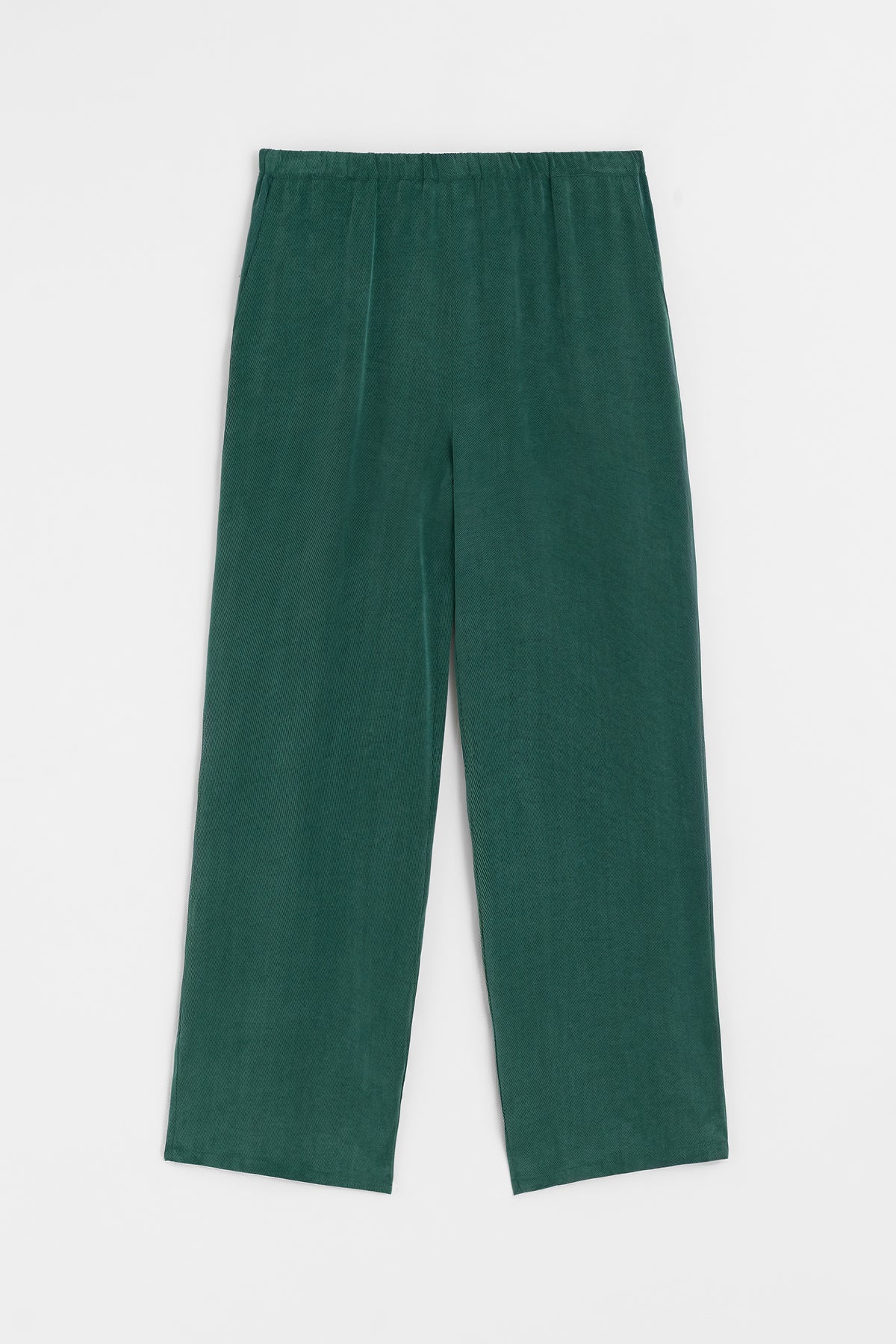 Lyocell Blend Gathered Waist Set - Petrol