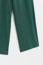 Lyocell Blend Gathered Waist Set - Petrol