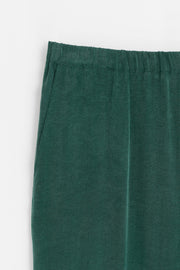 Lyocell Blend Gathered Waist Set - Petrol