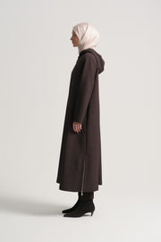 Full-Length Zip Robe - Brown
