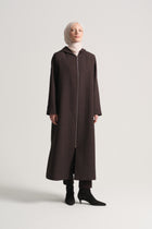 Full-Length Zip Robe - Brown