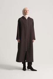 Full-Length Zip Robe - Brown