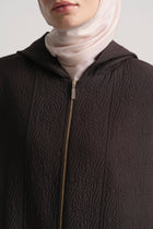 Full-Length Zip Robe - Brown