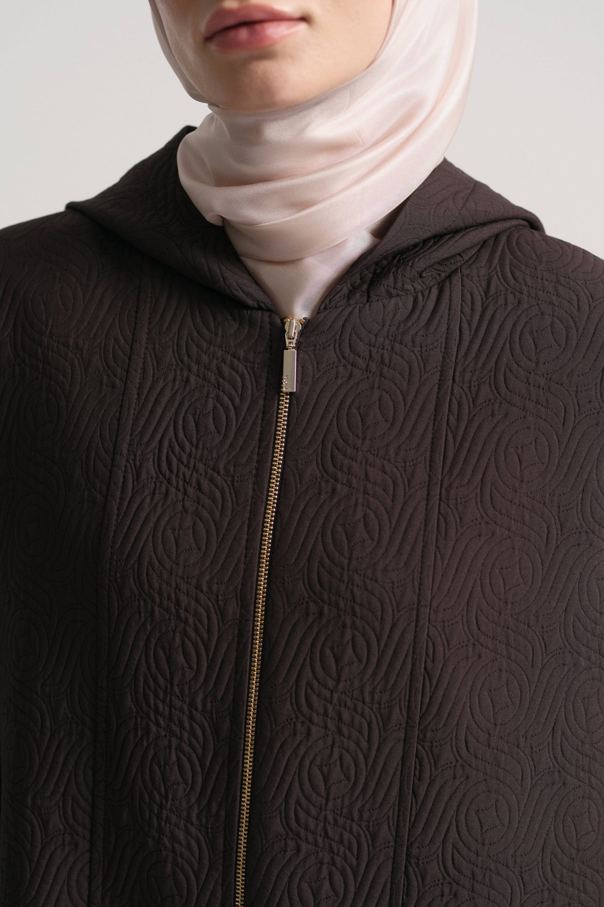 Full-Length Zip Robe - Brown
