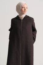 Full-Length Zip Robe - Brown