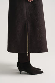 Full-Length Zip Robe - Brown