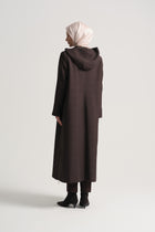 Full-Length Zip Robe - Brown