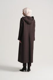 Full-Length Zip Robe - Brown