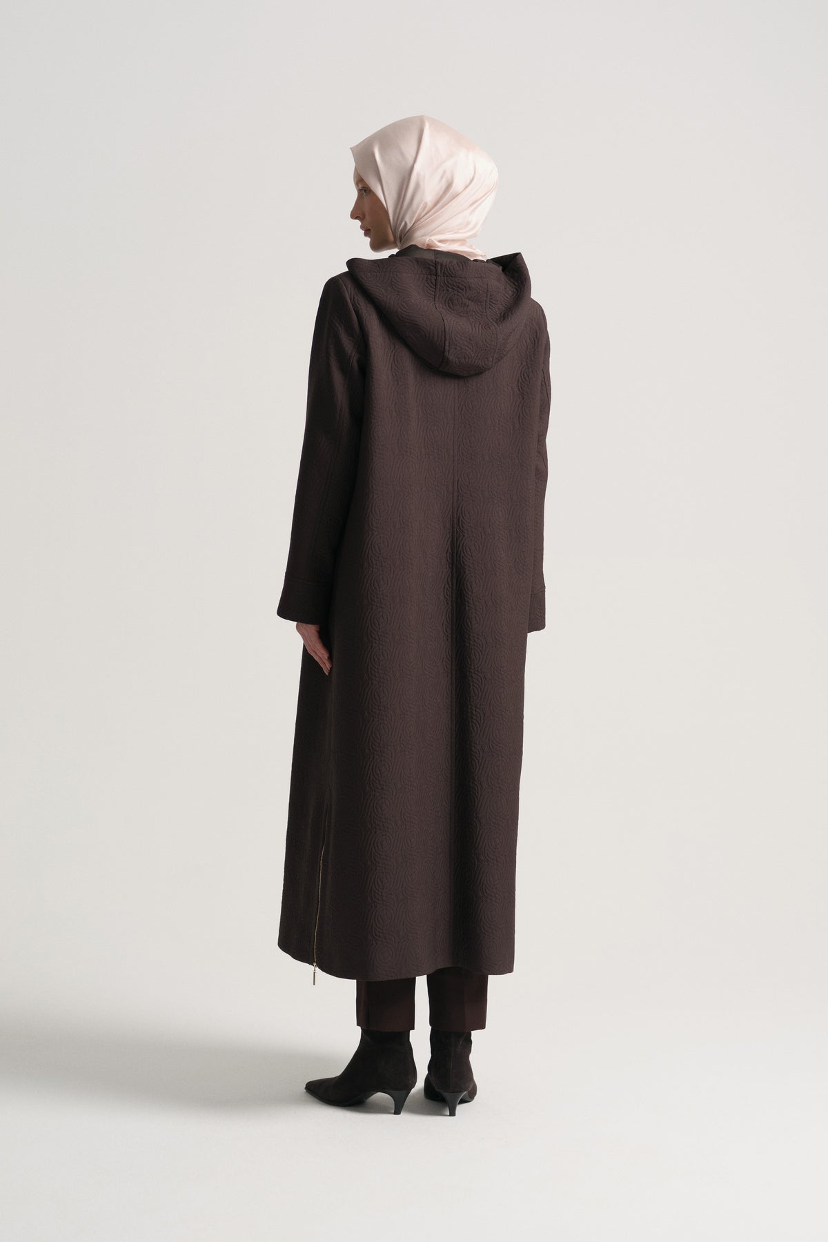 Full-Length Zip Robe - Brown