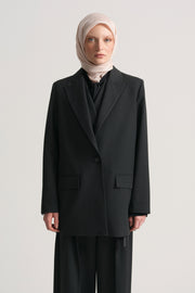 Jacket with Flap Pockets - Anthracite