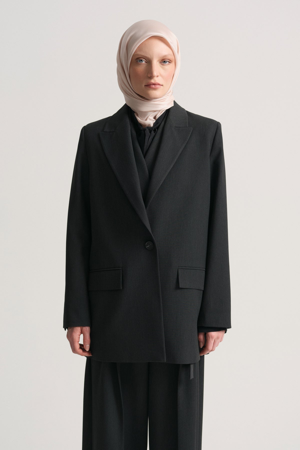 Jacket with Flap Pockets - Anthracite