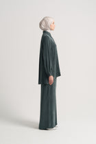 Lyocell Blend Relaxed Fit Suit - Petrol Blue