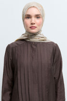 Fulya Pamuk Karışım Natural Şal - Sarı TUĞBA