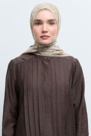 Fulya Pamuk Karışım Natural Şal - Sarı TUĞBA