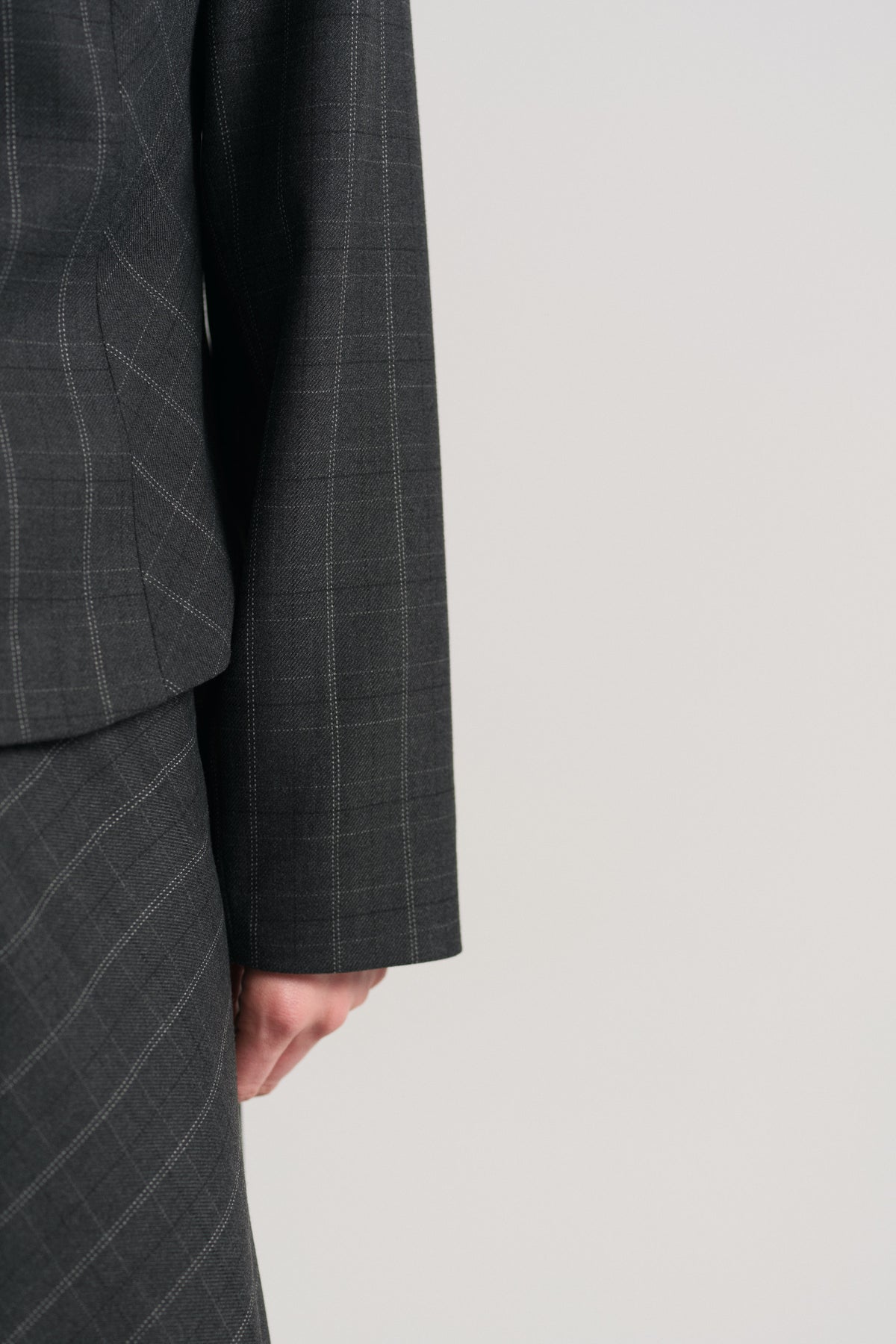 Stand-Collar Zip Jacket - Anthracite