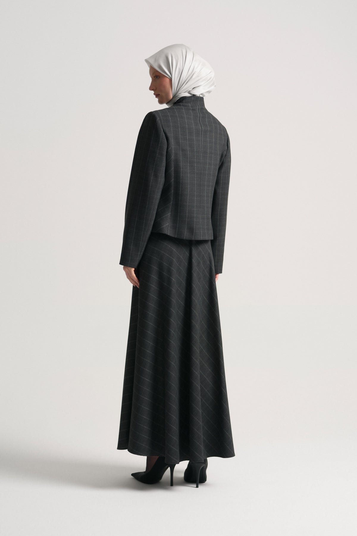 Stand-Collar Zip Jacket - Anthracite