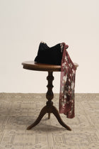 Afitab 100% Voile Silk Scarf - Burgundy