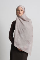 Life Viscose Blend Natural Shawl - Stone