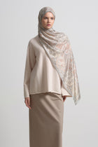 Beyhan Lyocell Blend Natural Shawl - Mink